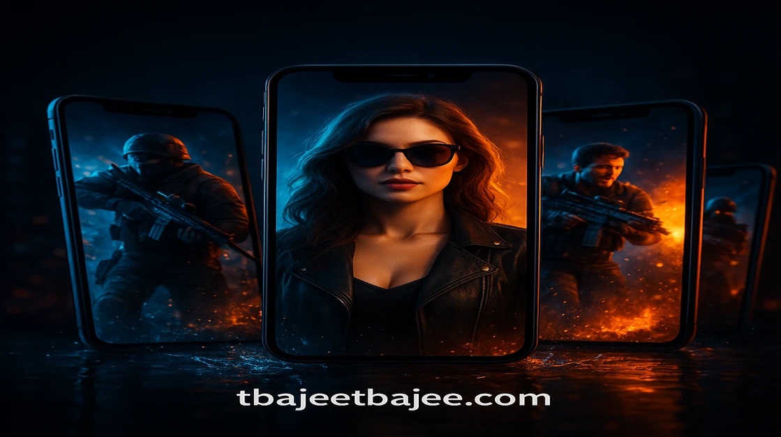 tbajee মোবাইল গেমিংয়ের বৈচিত্র্যময় জগতটি প্রদর্শন করার জন্য একাধিক স্মার্টফোনের সংগ্রহ, যেখানে tbajee প্ল্যাটফর্মের নানা গেম—৭৭৭ প্ল্যাটফর্ম-ভিত্তিক ধারাগুলো থেকে শুরু করে উজ্জ্বল, অ্যাকশন-ভিত্তিক শুটার গেম পর্যন্ত—উপস্থিত রয়েছে।